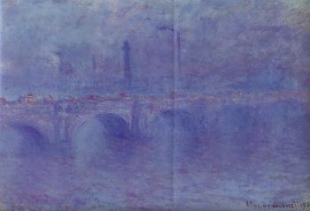 尅勞德 莫奈 Waterloo Bridge, Fog Effect 尅勞德 莫奈 Waterloo Bridge, Fog Effect